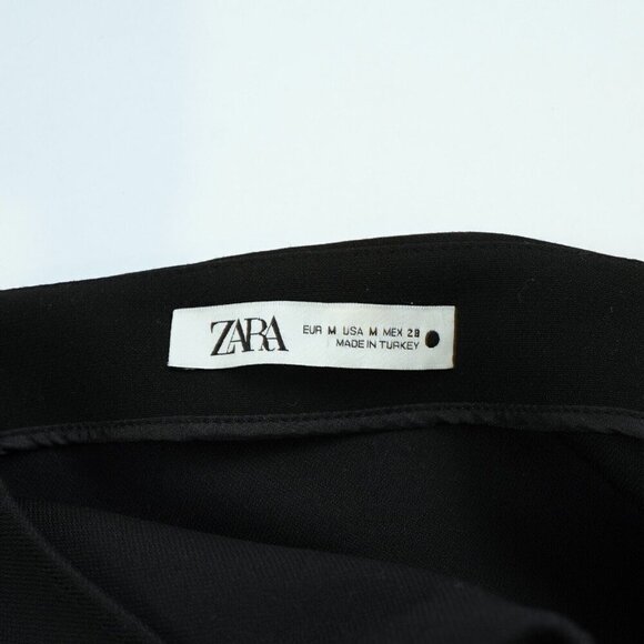 Zara Classic Black Mini Skirt w/ Gold Buttons - M - EUC - Picture 4 of 7